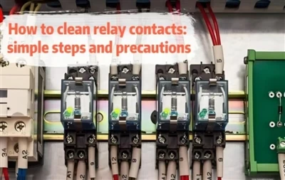 Comment nettoyer les contacts du relais